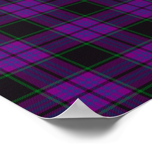 Clan Laird Tartan en Sporran Poster (Hoek)