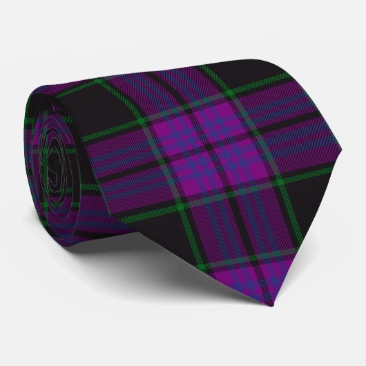 Clan Laird Tartan Stropdas (Opgerold)
