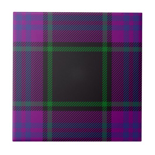 Clan Laird Tartan Tegeltje (Voorkant)
