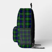Clan Lamont Crest Badge en Tartan Bedrukte Rugzak (Rechts)