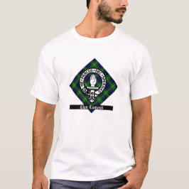 Clan Lamont Crest Badge & Tartan T-shirt