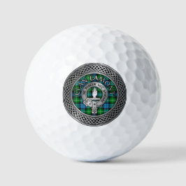Clan Lamont Crest & Tartan Knot Golfballen