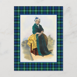Clan Lamont  Illustratie Tartan Lijst Briefkaart