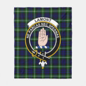 Clan Lamont Modern Tartan Pset Fleece Deken (Voorkant)