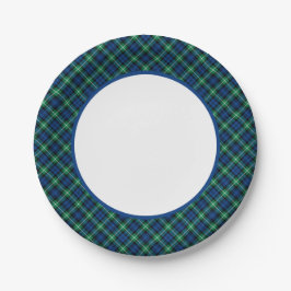 Clan Lamont Tartan Border Papieren Bordje