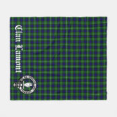 Clan Lamont Tartan Fleece Deken (Voorkant (Horizontaal))