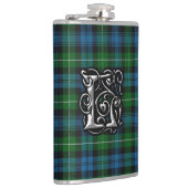 Clan Lamont Tartan Old Scotland fles Heupfles (Rechts)