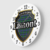 Clan Lamont Tartan Scottish Dream Clock Grote Klok (Hoek)