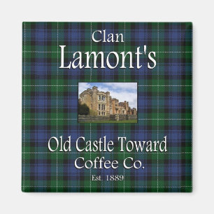 Clan Lamont's Old Castle Toward Coffee Co. Magnet