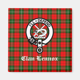 Clan Lennox Crest Badge & Tartan Magneet