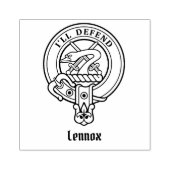 Clan Lennox Crest Rubberstempel (Afrduk)