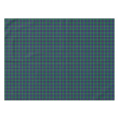 Clan Leslie Bright Blue en Green Scottish Tartan Tafelkleed (Voorkant (Horizontaal))