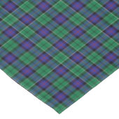 Clan Leslie Bright Blue en Green Scottish Tartan Tafelkleed (Gekanteld)