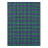 Clan Leslie Bright Blue en Green Scottish Tartan Tafelkleed (Voorkant)