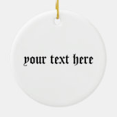 Clan Leslie Crest Badge en Tartan Keramisch Ornament (Achterkant)