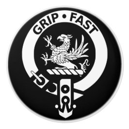 Clan Leslie Crest Badge Trekkers Keramische Knop