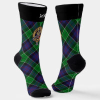 Clan Leslie Crest over de jacht op Tartan