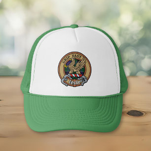 Clan Leslie Crest over de jacht op Tartan Trucker Pet