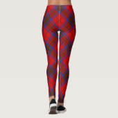Clan Leslie Crest over Red Tartan Leggings (Achterkant)