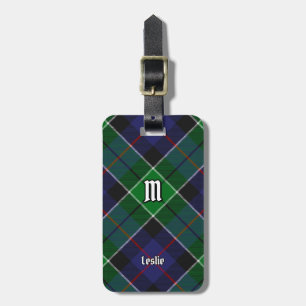 Clan Leslie Hunting Tartan Bagagelabel