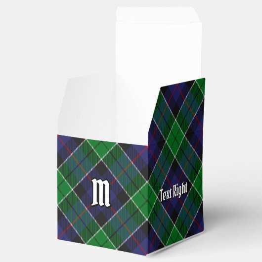 Clan Leslie Hunting Tartan Bedankdoosjes (Geopend)
