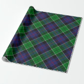 Clan Leslie Hunting Tartan Cadeaupapier (Uitgerold)