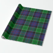 Clan Leslie Hunting Tartan Cadeaupapier (Uitgerold)