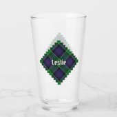 Clan Leslie Hunting Tartan Glas (Achterkant)