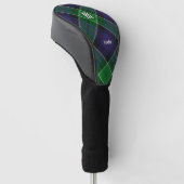 Clan Leslie Hunting Tartan Golfheadcover (Schuin)