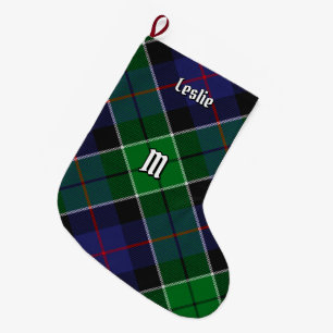 Clan Leslie Hunting Tartan Grote Kerstsok