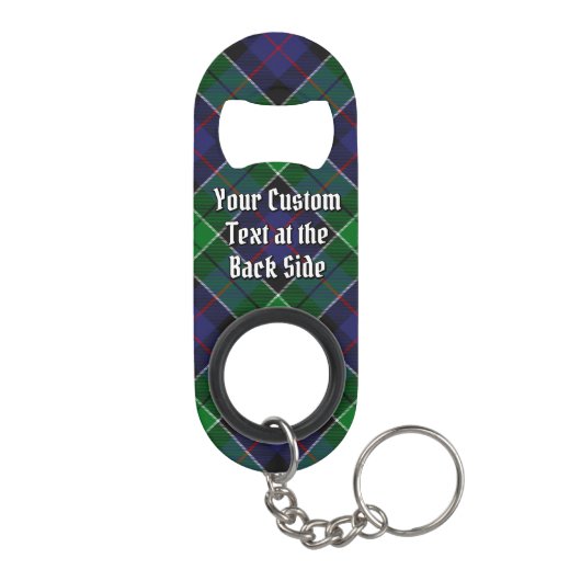 Clan Leslie Hunting Tartan Mini Flessenopener (Achterkant)