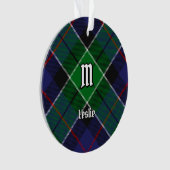 Clan Leslie Hunting Tartan Ornament (voorkant)