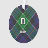 Clan Leslie Hunting Tartan Ornament (voorkant)