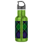 Clan Leslie Jacht Tartan Waterfles (Achterkant)