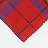 Clan Leslie Modern Tartan Pset Fleece Deken (Hoek)