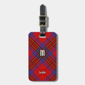 Clan Leslie Red Tartan Bagagelabel (Voorkant verticaal)