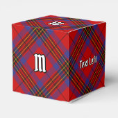 Clan Leslie Red Tartan Bedankdoosjes (Achterkant)