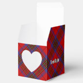 Clan Leslie Red Tartan Bedankdoosjes (Geopend)