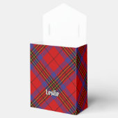Clan Leslie Red Tartan Bedankdoosjes (Geopend)