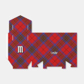 Clan Leslie Red Tartan Bedankdoosjes (Uitgevouwen)
