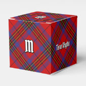 Clan Leslie Red Tartan Bedankdoosjes (Voorkant Zijde)