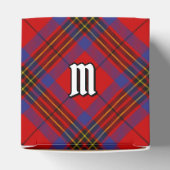 Clan Leslie Red Tartan Bedankdoosjes (Bovenkant)