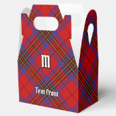 Clan Leslie Red Tartan Bedankdoosjes (Geopend)