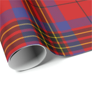 Clan Leslie Red Tartan Cadeaupapier