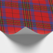 Clan Leslie Red Tartan Cadeaupapier (Hoek)