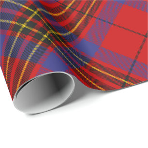 Clan Leslie Red Tartan Cadeaupapier