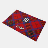 Clan Leslie Red Tartan Deurmat (Schuin)