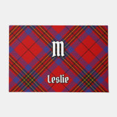 Clan Leslie Red Tartan Deurmat (Voorkant)