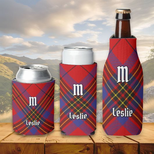 Clan Leslie Red Tartan Flesjeskoeler