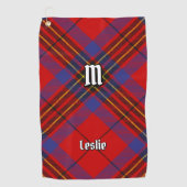 Clan Leslie Red Tartan Golfhanddoek (Voorkant)